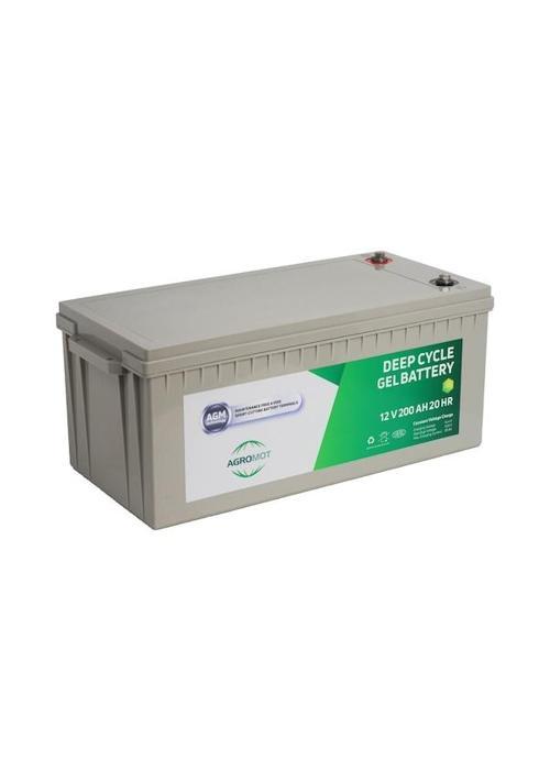 12 V 200 Ah Jel Akü Deep Cycle Nano Carbon Agm Battery