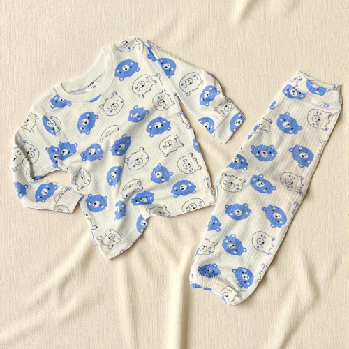 AYICIKLI PİJAMA TAKIM - DİĞER MARKALAR - RZ0004 - Mavi - 1 Yaş - RZ0004-Mavi-1 Yaş Mavi