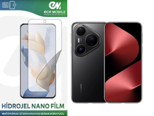 Huawei Pura 80 Pro/Ultra ile Uyumlu Mat Hidrojel Nano Film Ekran Koruyucu(Tempered Cam Değildir!)