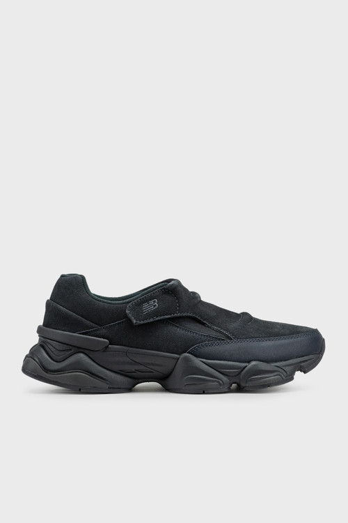 Süet Logolu Sneaker Erkek Ayakkabı U8040UOB SİYAH