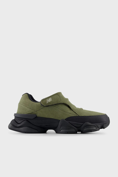 Logolu Süet Kalın Taban Cırtlı Sneaker Unisex Ayakkabı U8040UOC HAKİ