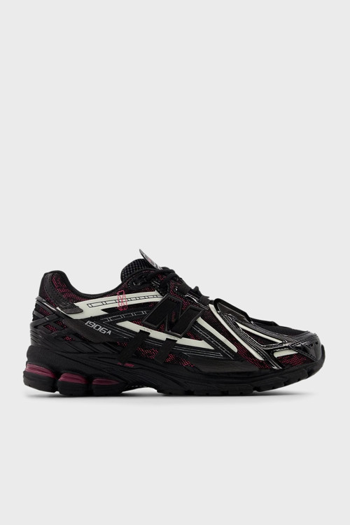 Logolu Sneaker Unisex Ayakkabı U1906AD Siyah-Fuşya