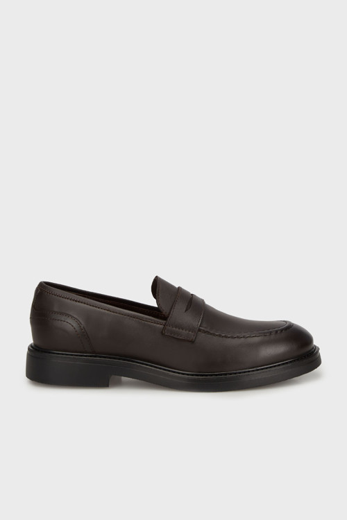 Hakiki Deri Loafer Erkek Ayakkabı 15222066K3 KAHVE