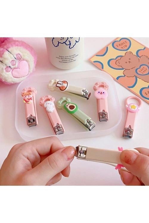 Figürlü Renkli Bebek Çocuk Tırnak Makası 1 Adet
