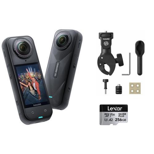 X5 Aksiyon Kamerası - Motosiklet Kiti (256 GB)