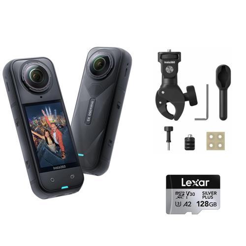 X5 Aksiyon Kamerası - Motosiklet Kiti (128 GB)