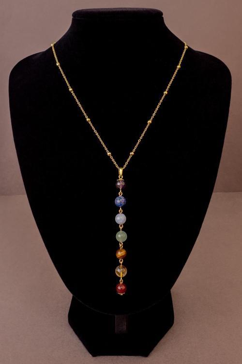 7'li Çakra Taşı Kolye