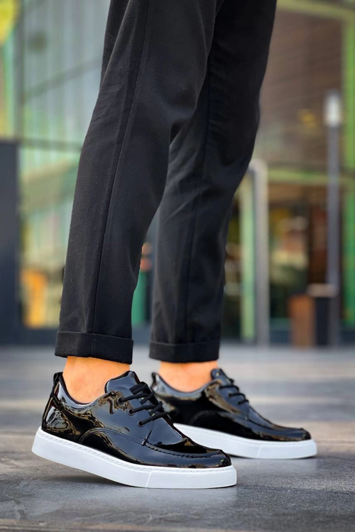 KB-X5 Kuback Siyah Rugan Günlük Erkek Ayakkabı