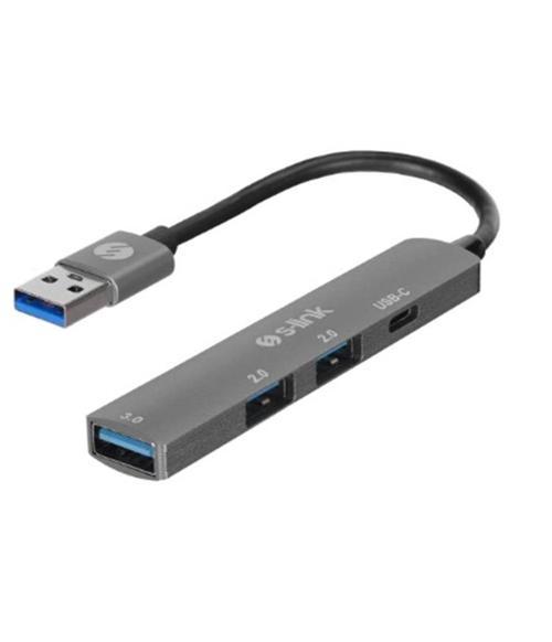 SW-U333 3-USB 2.0, 1-USB 3.0 USB Metal USB Hub