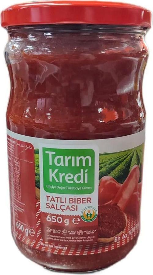 Biber Salçası Cam Kavanoz 650 G