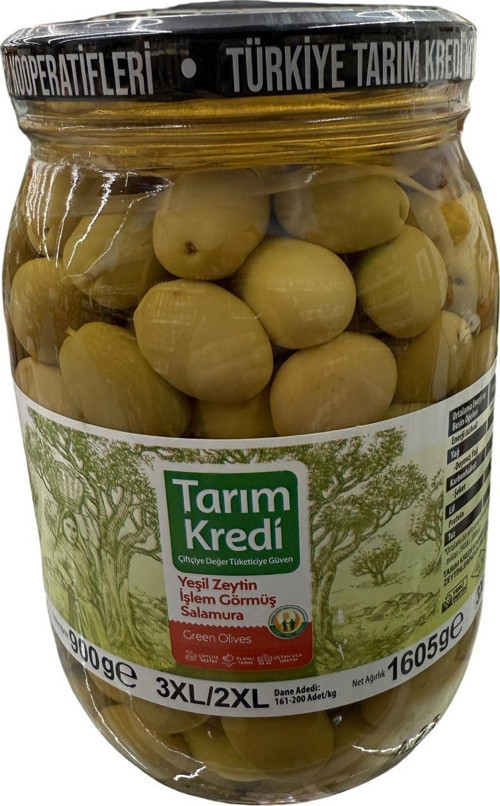 Yeşil Zeytin Domat Kırma 3Xl-2Xl 900 G