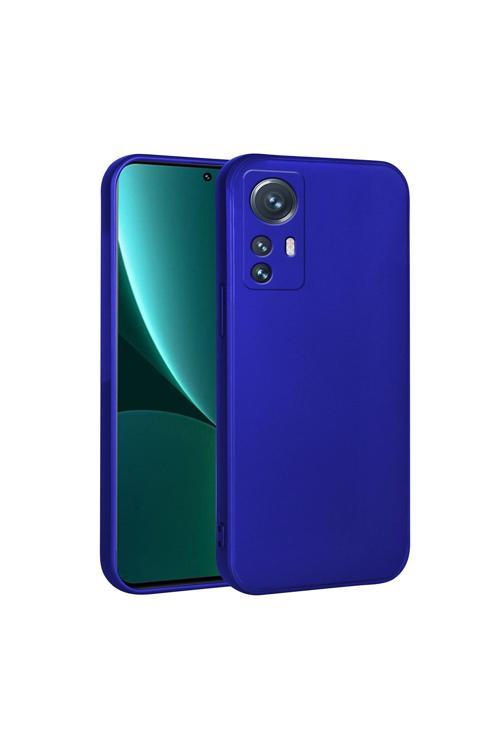 Mi 12 Lite Kılıf Premier Silikon Kapak - Saks Mavi