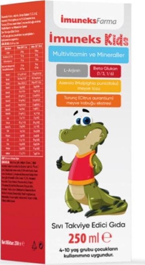 Kids Multivitamin Mineraller Şurup 250 ml