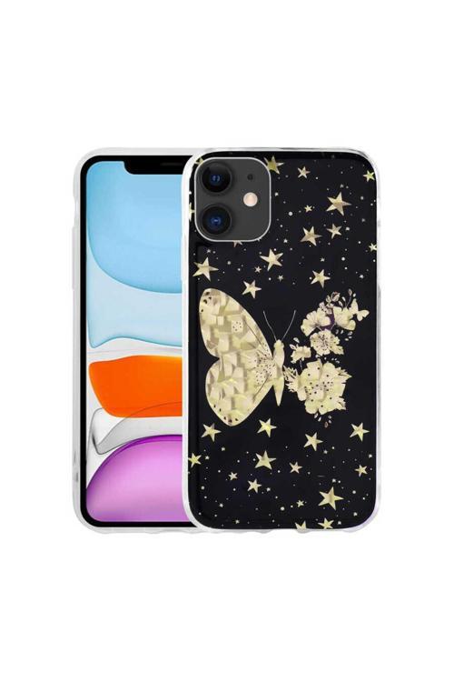 İphone 11 Uyumlu Desenli Sert Elv Kılıf-2