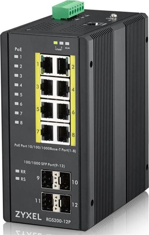 RGS200-12P 12 Port Gigabit Yönetilebilir Poe Switch