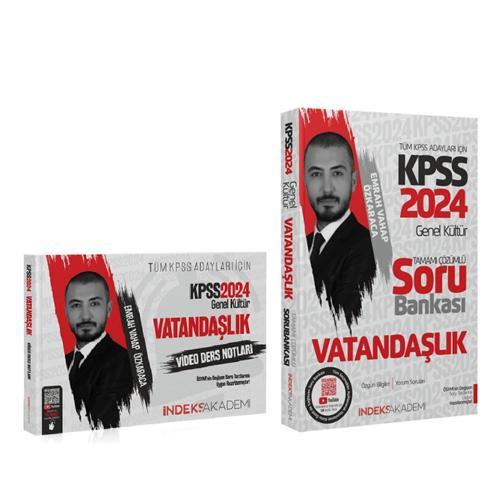 İndeks Akademi 2024 KPSS Vatandaşlık Video Ders Notları + Soru 2 li Set - Emrah Vahap Özkaraca Yayıncılık