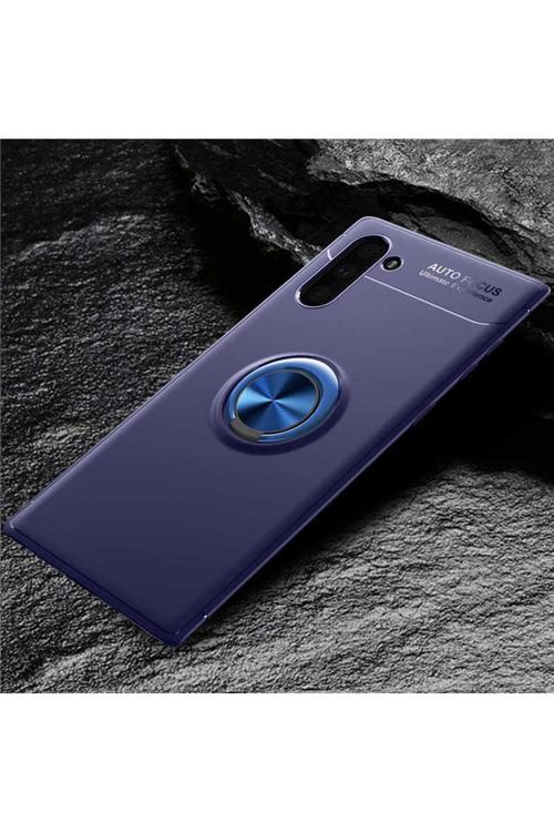 Galaxy Note 10 Kılıf Ravel Silikon Kapak - Mavi