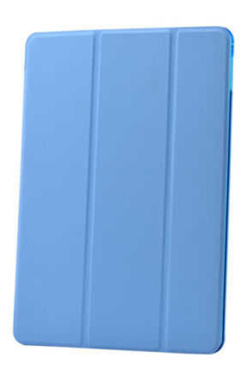 Galaxy Tab 3 Lite 7.0 T110 Uyumlu Smart Cover Standlı 1-1 Kılıf-Mavi