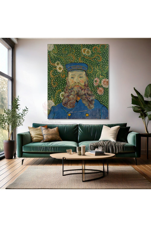 Van Gogh Kanvas Tablo Kanvas Duvar Tablosu Empresyonizm Tablo Portrait of Postman