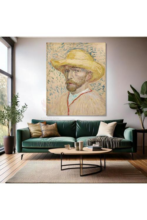 Van Gogh Kanvas Tablo Kanvas Duvar Tablosu Empresyonizm Tablo Oto Portre