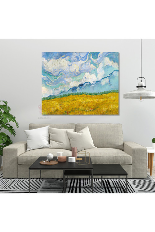 Kanvas Tablo Van Gogh Tablosu Ev Ofis Dekoru Van-Gogh-3 Klasik Duvar Tablosu