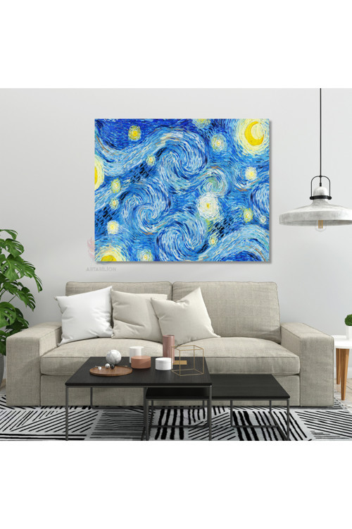Kanvas Tablo Van Gogh Tablosu Ev Ofis Dekoru Van-Gogh-2 Klasik Duvar Tablosu