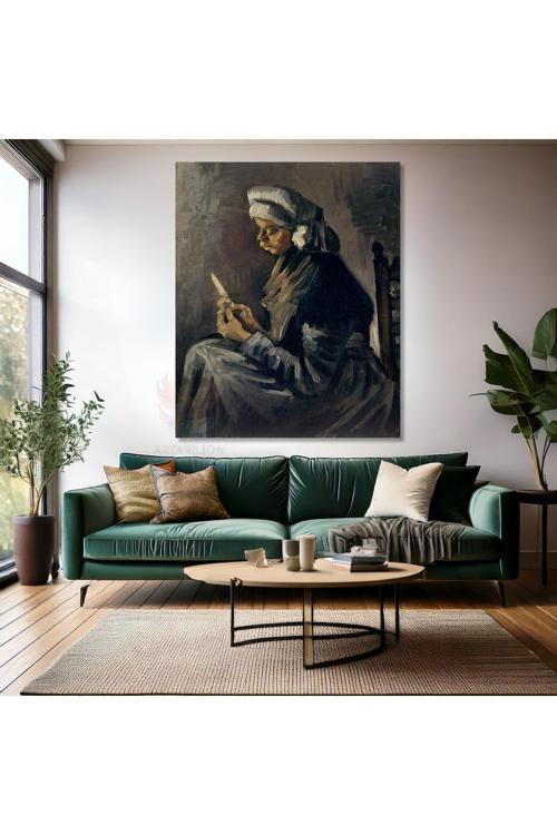 Van Gogh Kanvas Tablo Kanvas Duvar Tablosu Kanvas Salon Tablosu Empresyonizm Tablo VanGogh55-1