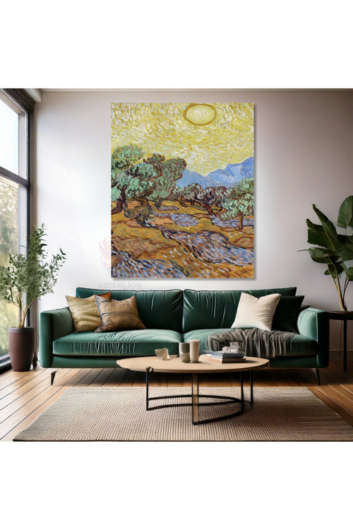 Van Gogh Kanvas Tablo Dijital Baskı Kanvas Duvar Tablosu Empresyonizm Tablo Oturma Odası Tablosu