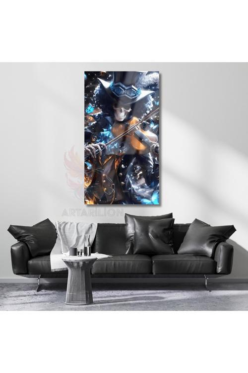 Cam Tablo Brook One Piece Cam Tablo Anime Tablosu