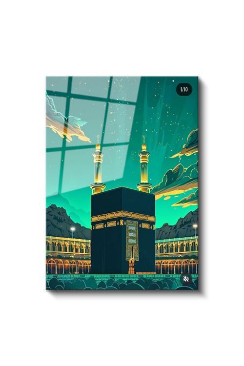 Cam Dikey Duvar Tablosu Cam Kabe Tablosu Ev Ofis Salon Modern Duvar Tablosu