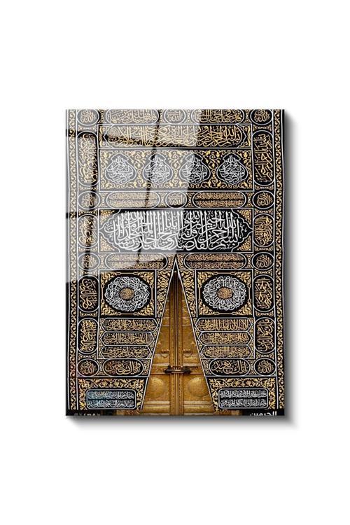 Cam Dikey Duvar Tablosu Cam Kabe Kapısı Ev Ofis Salon Modern Duvar Tablosu