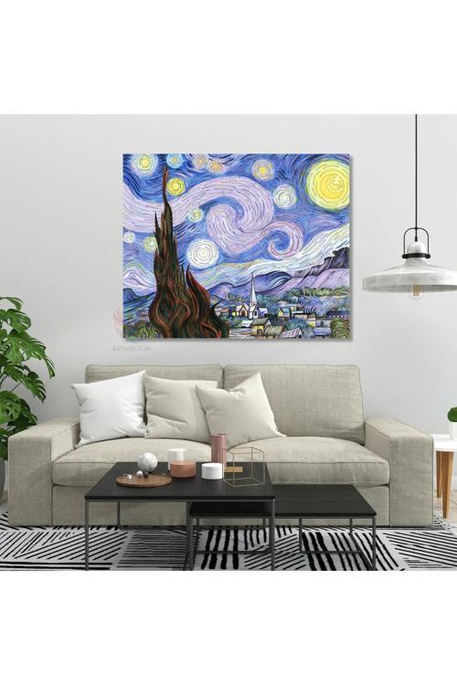 Kanvas Tablo Van Gogh Tablosu Ev Ofis Dekoru Van-Gogh-46 Klasik Duvar Tablosu