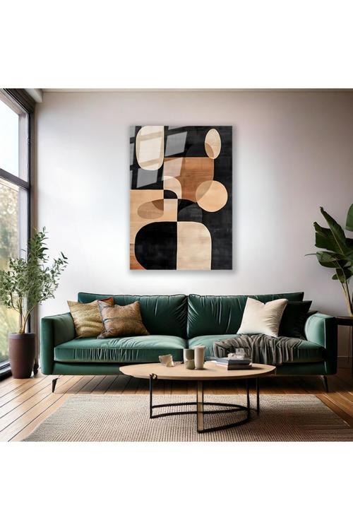 Soyut Tasarım Cam Tablo Modern Salon Tablosu Ev Dekorasyon Cam Duvar Tablosu Yeni Ev Hediyesi
