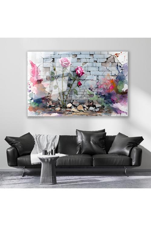 Cam Yatay Duvar Tablosu Cam Soyut Sanat8 Ev Ofis Salon Modern Duvar Tablosu