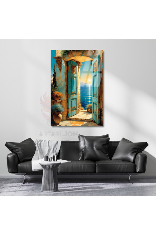 Cam Manzara Pencere Cam Hd Dijital Baskı Tablo Salon Tablosu