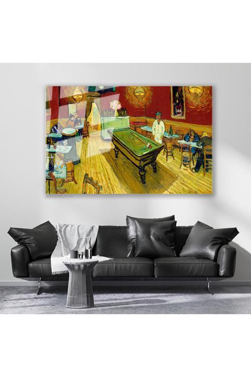 Cam Yatay Duvar Tablosu Cam Soyut Bar Ev Ofis Salon Modern Duvar Tablosu