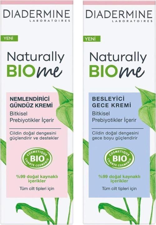 Bıome Gündüz Ve Gece Kremi 50 %99 Doğal (nemlendirici+besleyici) 2'li