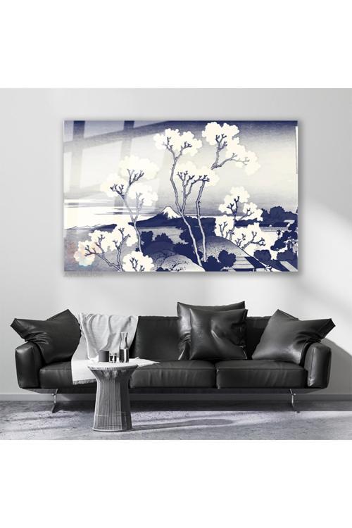 Cam Yatay Duvar Tablosu Cam Soyut Doga Manzarasi3 Ev Ofis Salon Modern Duvar Tablosu