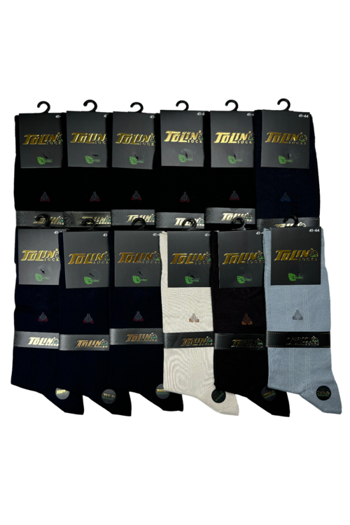 Erkek 12 li Bambu Çorap Seti 14149