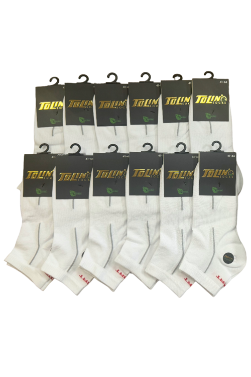 Erkek 12 li Bambu Patik Çorap Seti 10535