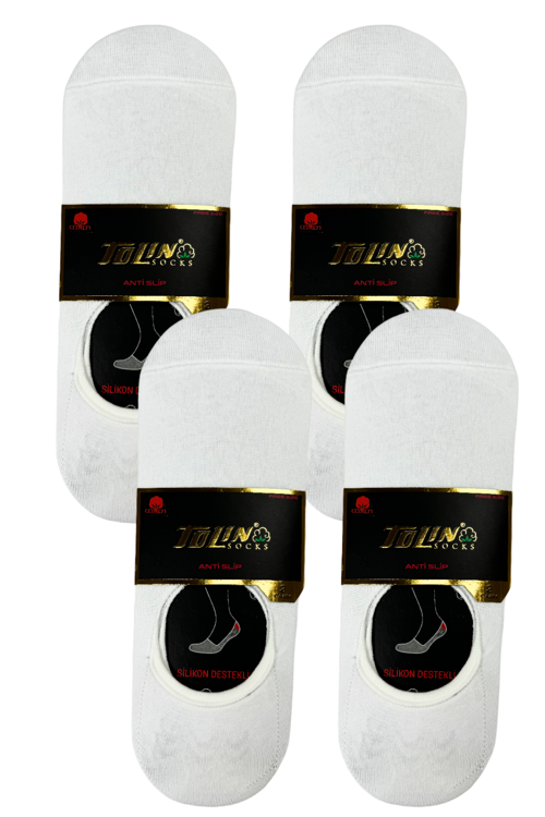 Erkek 12 li Penye Babet Çorap Seti Kaymaz Topuklu Görünmez 10100