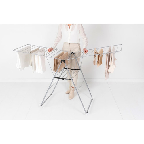 Metalik Gri Çamaşır Kurutma Askısı-25 Metre (8710755403484)