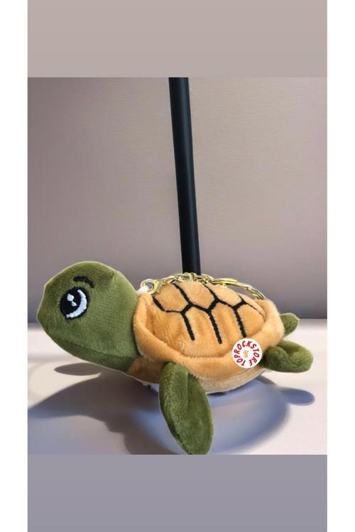 Sevimli Caretta Kaplumbağa Peluş Oyuncak Desenli Anahtarlık Hediyelik Uyku Arkadaşı 11 CM