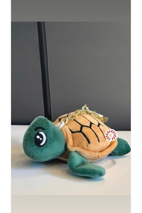 Sevimli Caretta Kaplumbağa Peluş Oyuncak Desenli Anahtarlık Hediyelik Uyku Arkadaşı 11 CM