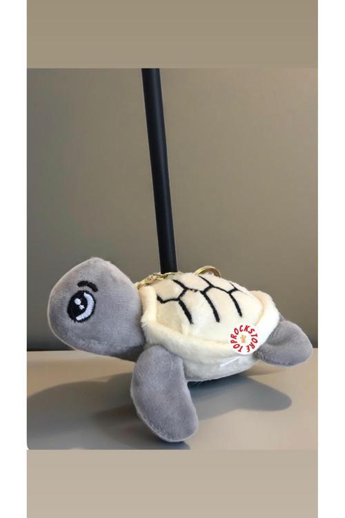 Sevimli Caretta Kaplumbağa Peluş Oyuncak Desenli Anahtarlık Hediyelik Uyku Arkadaşı 11 CM