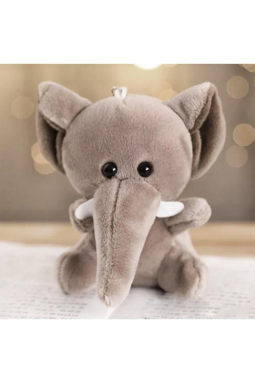 Sevimli Fil Peluş Oyuncak 12 Cm Mini Boy