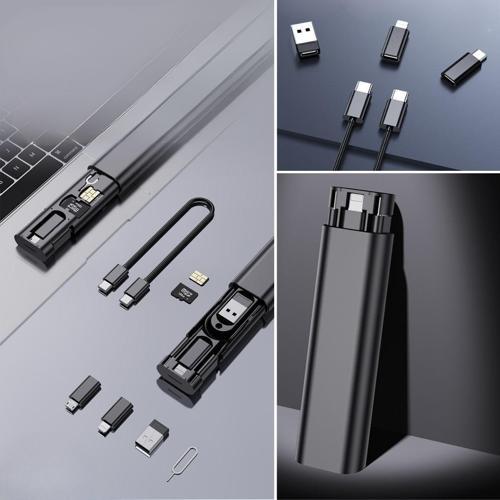 Cep Tipi 60W Bas Aç TypeCİphone ŞarjMicro USB Hızlı Şarj Data Kablo Seti