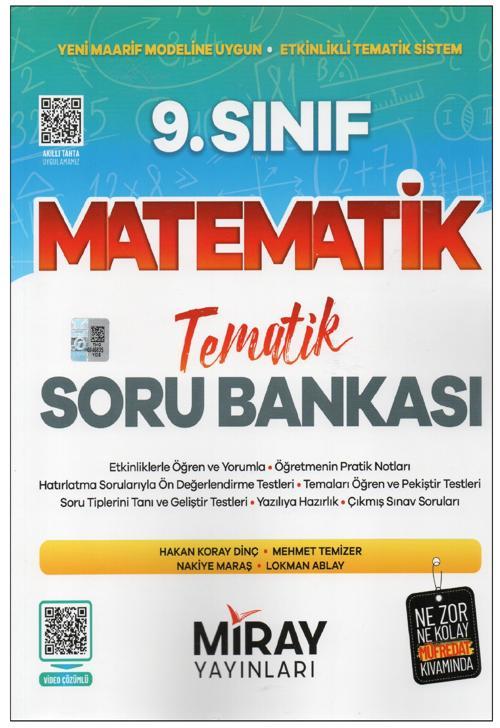 Miray 9. Sınıf Matematik Tematik Soru Bankası