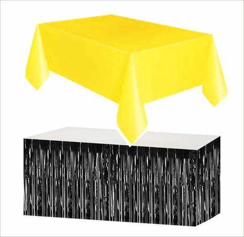 Sarı Masa Örtüsü, Siyah Masa Eteği