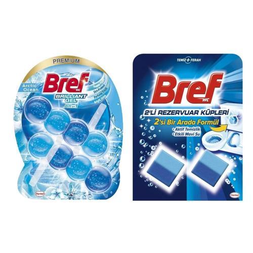 Brilliant Jel Okyanus 2'li + Rezervuar Blok 2 li Koku Giderici Set